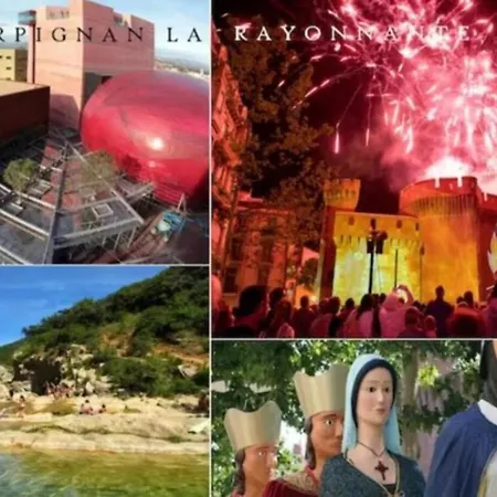 Апартаменты Sejour Avec Petit-dejeuner A La Demande A 20 Minutes De L'espagne A La Douceur Catalane Перпиньан