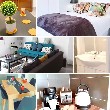 Апартаменты Sejour Avec Petit-dejeuner A La Demande A 20 Minutes De L'espagne A La Douceur Catalane Перпиньан